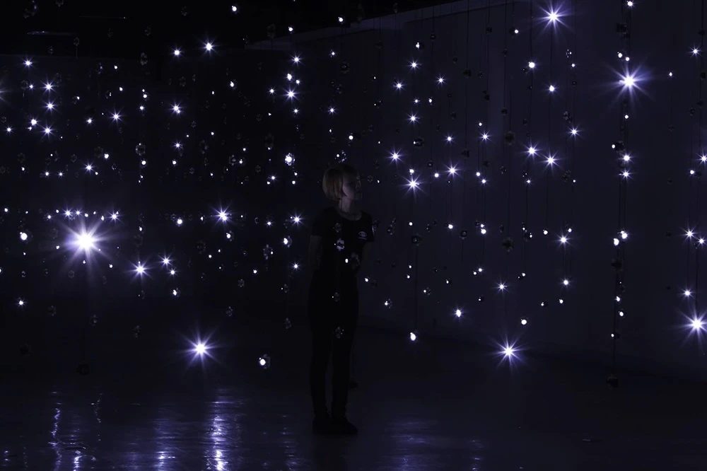 2015年作品《移動的聲林》，展於台北數位藝術中心。©王福瑞-圖片